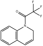 1-(トリフルオロアセチル)-1,2-ジヒドロキノリン 化学構造式