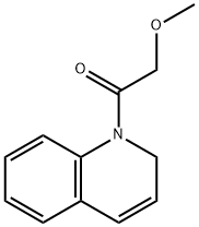1,2-Dihydro-1-(methoxyacetyl)quinoline Struktur