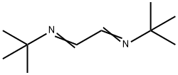N,N'-ジ-tert-ブチルエタン-1,2-ジイミン 化学構造式