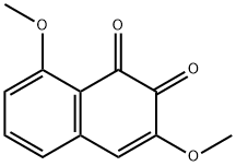 3,8-Dimethoxy-1,2-naphthoquinone 结构式