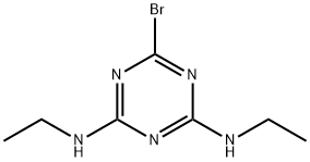 6-Bromo-N,N'-diethyl-1,3,5-triazine-2,4-diamine Structure