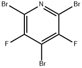3,5-ジフルオロ-2,4,6-トリブロモピリジン 化学構造式