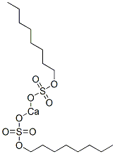 Bis(octyloxysulfonyloxy)calcium Struktur