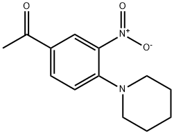 1-(3-NITRO-4-PIPERIDINOPHENYL)-1-ETHANONE Struktur