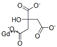 gadolinium(3+) 2-hydroxypropane-1,2,3-tricarboxylate Struktur