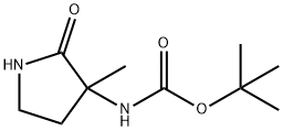 Carbamic acid, (3-methyl-2-oxo-3-pyrrolidinyl)-, 1,1-dimethylethyl ester (9CI) Structure