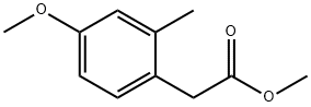 METHYL 2-(4-METHOXY-2-METHYLPHENYL)ACETATE, 30888-94-9, 结构式