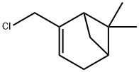 2-クロロメチル-6,6-ジメチルビシクロ[3.1.1]ヘプタ-2-エン 化学構造式