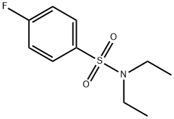 N,N-ジエチル-4-フルオロベンゼンスルホンアミド 化学構造式