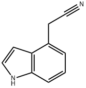 吲哚-4-乙氰, 30933-66-5, 结构式
