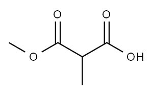 3-甲氧基-2-甲基-3-氧代丙酸, 3097-74-3, 结构式