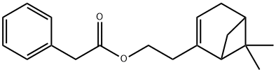 2-(6,6-dimethylbicyclo[3.1.1]hept-2-en-2-yl)ethyl phenylacetate 结构式