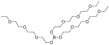 tris[2-[2-(2-ethoxyethoxy)ethoxy]ethyl] borate Structure
