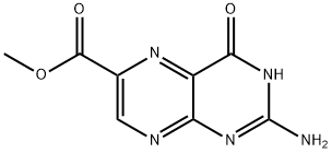 2-アミノ-3,4-ジヒドロ-4-オキソプテリジン-6-カルボン酸メチル 化学構造式