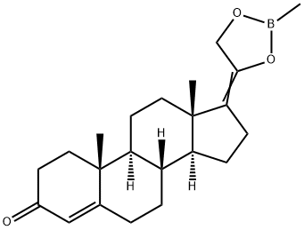 20,21-(Methylboranediylbisoxy)pregna-4,17(20)-dien-3-one Structure