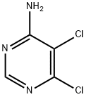 5,6-dichloropyrimidin-4-amine Struktur
