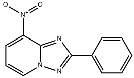 8-Nitro-2-phenyl[1,2,4]triazolo[1,5-a]pyridine 结构式