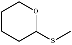 テトラヒドロ-2-(メチルチオ)-2H-ピラン 化学構造式