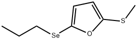 2-Methylthio-5-(propylseleno)furan 结构式