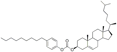 cholest-5-en-3beta-yl p-nonylphenyl carbonate 结构式