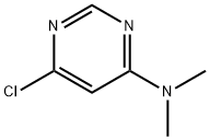 N-(6-クロロ-4-ピリミジニル)-N,N-ジメチルアミン 化学構造式