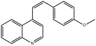 (E)-4-(4-Methoxystyryl)quinoline Structure