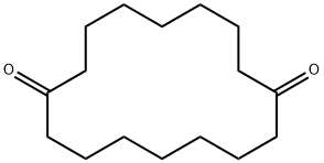 1,9-Cyclohexadecanedione Struktur