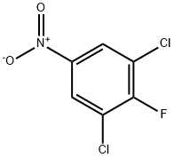 3,5-二氯-4-氟硝基苯 结构式