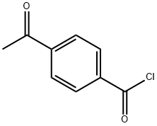 4-アセチルベンゾイルクロリド 化学構造式