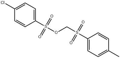 [(4-Methylphenyl)sulfonyl]methyl 4-chlorobenzenesulfonate Struktur