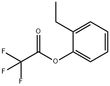 トリフルオロ酢酸2-エチルフェニル 化学構造式
