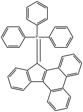(13H-インデノ[1,2-l]フェナントレン-13-イリデン)トリフェニルホスホラン 化学構造式