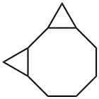 Tricyclo[7.1.0.02,4]decane Struktur