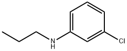 N-(3-クロロフェニル)-N-プロピルアミン 化学構造式