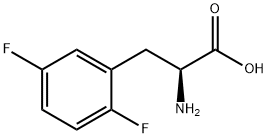 L-2,5-二氟苯丙氨酸 结构式