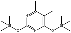 2,6-Bis[(trimethylsilyl)oxy]-4,5-dimethylpyrimidine Structure