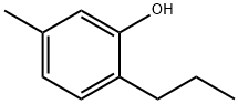 3-甲基-6-丙基苯酚, 31143-55-2, 结构式