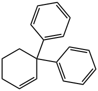 3,3-Diphenyl-1-cyclohexene Struktur