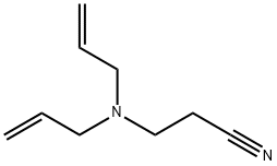 3-(diprop-2-enylamino)propanenitrile 结构式