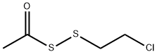 1-(2-chloroethyldisulfanyl)ethanone 结构式