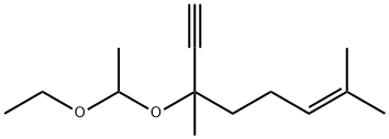 3-(1-ethoxyethoxy)-3,7-dimethyloct-6-ene-1-yne Struktur