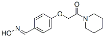 p-(Piperidinocarbonylmethoxy)benzaldehyde oxime 结构式