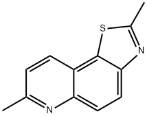Thiazolo[5,4-f]quinoline, 2,7-dimethyl- (7CI,8CI,9CI) Struktur