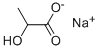 L-(+)-乳酸ナトリウム塩 化学構造式