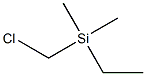 (クロロメチル)ジメチルエチルシラン 化学構造式