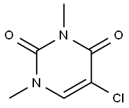 5-Chloro-1,3-dimethyluracil, 31217-00-2, 结构式