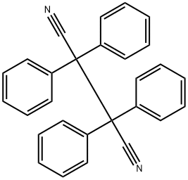 Butanedinitrile, tetraphenyl- Structure