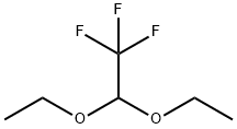 2,2,2-トリフルオロ-1,1-ジエトキシエタン 化学構造式