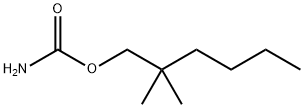 カルバミド酸2,2-ジメチルヘキシル 化学構造式