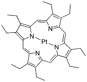 八乙基卟吩铂 结构式